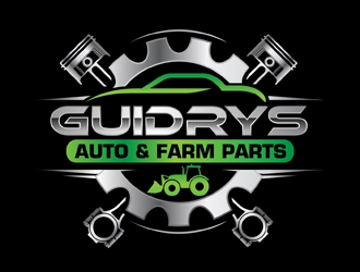 Guidrys Auto & Farm Parts logo design by DreamLogoDesign