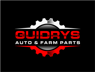 Guidrys Auto & Farm Parts logo design by Girly
