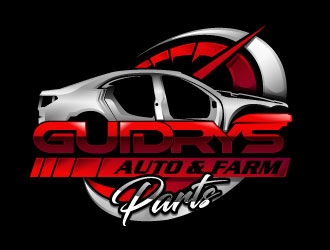 Guidrys Auto & Farm Parts logo design by Suvendu