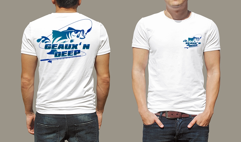 Geauxn Deep Fishing Team logo design by mattlyn