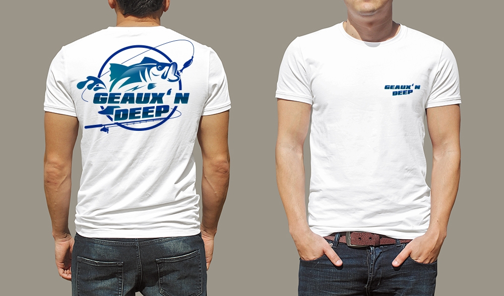 Geauxn Deep Fishing Team logo design by mattlyn