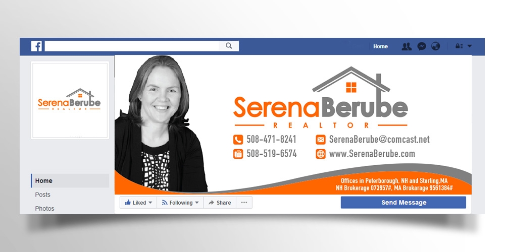 Serena Berube Realtor logo design by scriotx