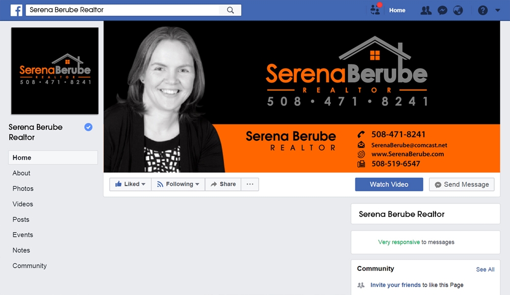 Serena Berube Realtor logo design by abss