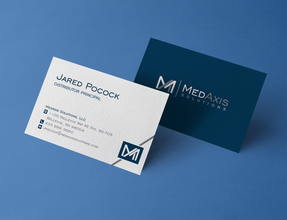 MedAxis Solutions logo design by il-in