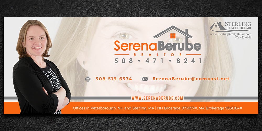 Serena Berube Realtor logo design by Gelotine