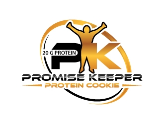 Promise Keeper protein cookie logo design by uttam
