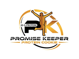 Promise Keeper protein cookie logo design by uttam