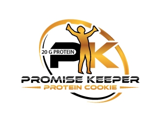 Promise Keeper protein cookie logo design by uttam