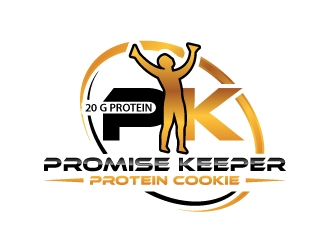 Promise Keeper protein cookie logo design by uttam