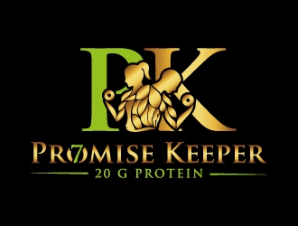 Promise Keeper protein cookie logo design by MUSANG