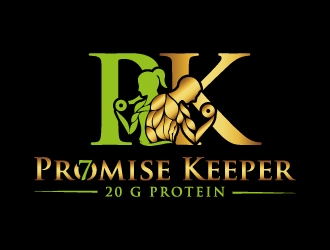 Promise Keeper protein cookie logo design by MUSANG