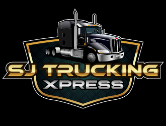 SJ Trucking Xpress logo design by axel182