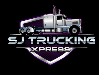 SJ Trucking Xpress logo design by axel182