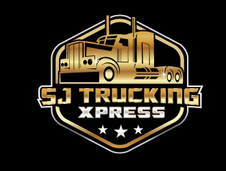 SJ Trucking Xpress logo design by NikoLai