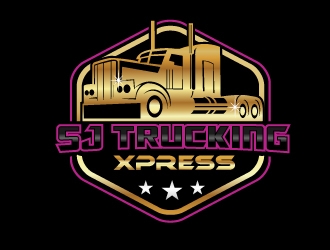 SJ Trucking Xpress logo design by NikoLai