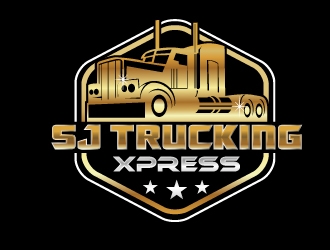 SJ Trucking Xpress logo design by NikoLai
