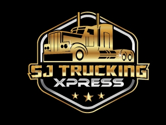 SJ Trucking Xpress logo design by NikoLai