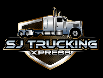 SJ Trucking Xpress logo design by axel182