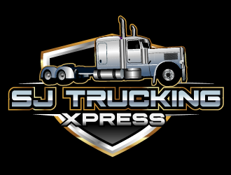 SJ Trucking Xpress logo design by axel182