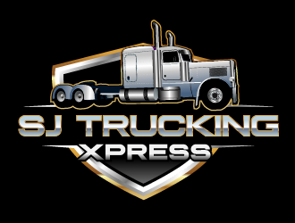 SJ Trucking Xpress logo design by axel182