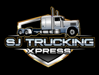 SJ Trucking Xpress logo design by axel182