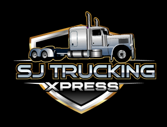 SJ Trucking Xpress logo design by axel182