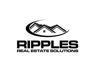 Ripples Real Estate Solutions logo design by sodimejo
