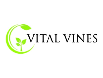 Vital Vines logo design by jetzu
