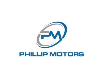 Phillip Motors logo design by ammad