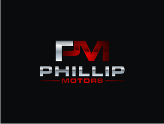 Phillip Motors logo design by bricton