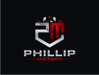 Phillip Motors logo design by bricton