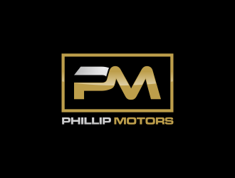 Phillip Motors logo design by ammad