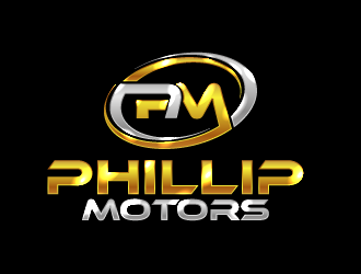 Phillip Motors logo design by BrightARTS