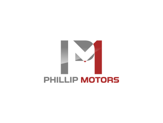 Phillip Motors logo design by amazing