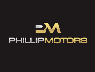 Phillip Motors logo design by YONK