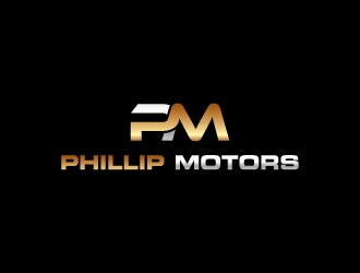 Phillip Motors logo design by zakdesign700