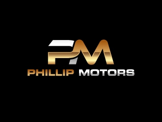Phillip Motors logo design by zakdesign700