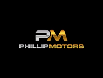 Phillip Motors logo design by jaize