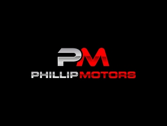 Phillip Motors logo design by jaize