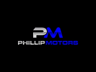 Phillip Motors logo design by jaize