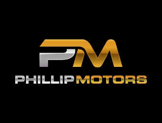 Phillip Motors logo design by jaize