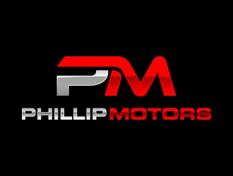 Phillip Motors logo design by jaize