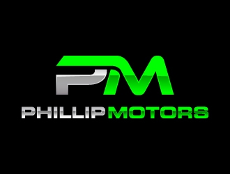Phillip Motors logo design by jaize