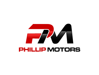 Phillip Motors logo design by pionsign