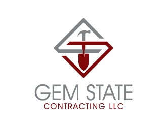 Gem State Contracting LLC logo design by desynergy