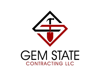 Gem State Contracting LLC logo design by desynergy