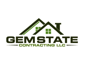 Gem State Contracting LLC logo design by ElonStark