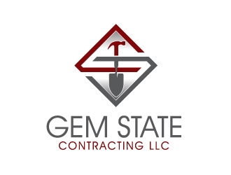 Gem State Contracting LLC logo design by desynergy