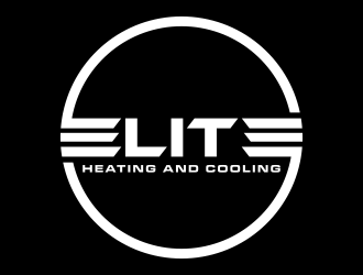 Elite heating and cooling logo design by dewipadi