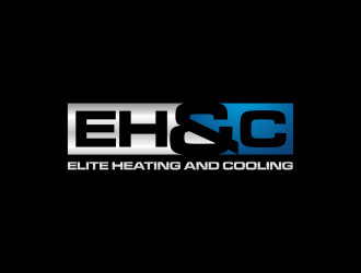 Elite heating and cooling logo design by hopee